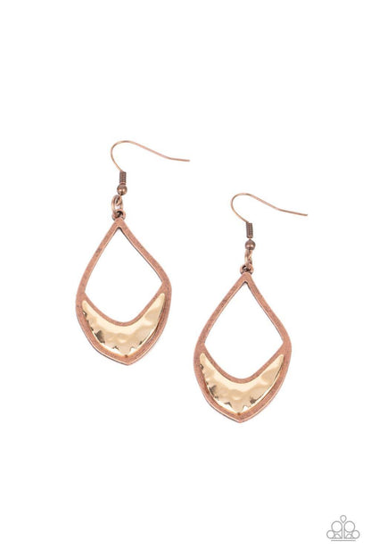 Paparazzi Accessories - Artisan Treasure - Copper Earrings - Bling by JessieK