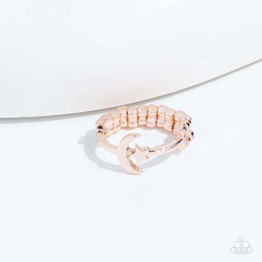 Paparazzi Accessories - Astral Allure - Rose Gold Ring - Bling by JessieK