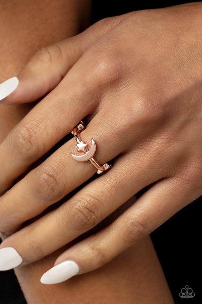Paparazzi Accessories - Astral Allure - Rose Gold Ring - Bling by JessieK