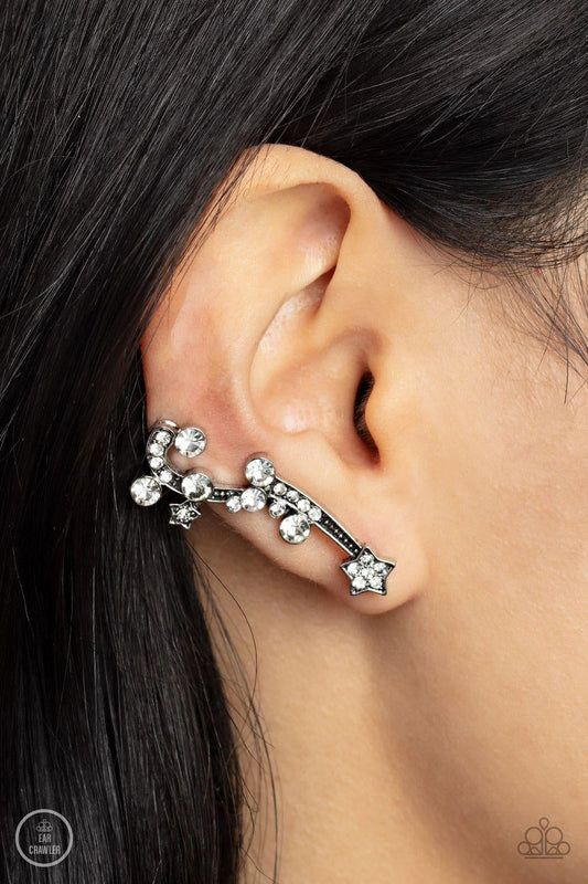 Paparazzi Accessories - Astral Anthem - White Earrings - Bling by JessieK