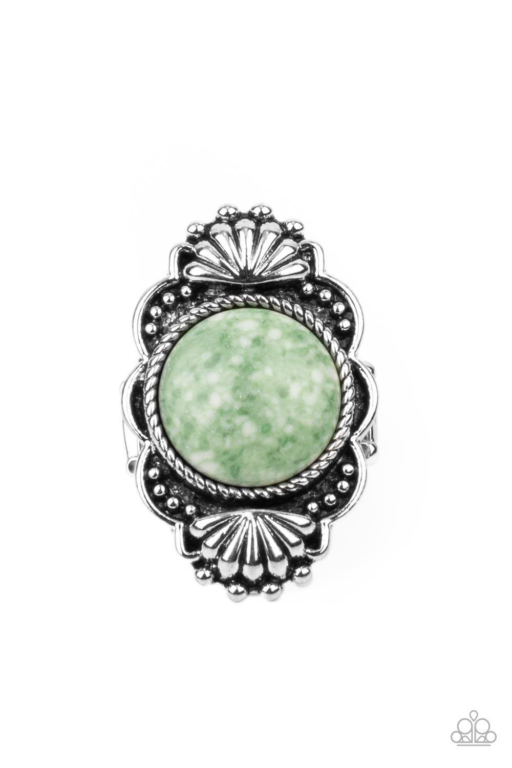 Paparazzi Accessories - Atlantis Adventure - Green Ring - Bling by JessieK