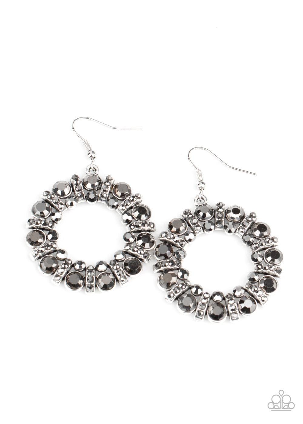 Paparazzi Accessories - Baby, Its Cold Outside - Silver Earrings - Bling by JessieK