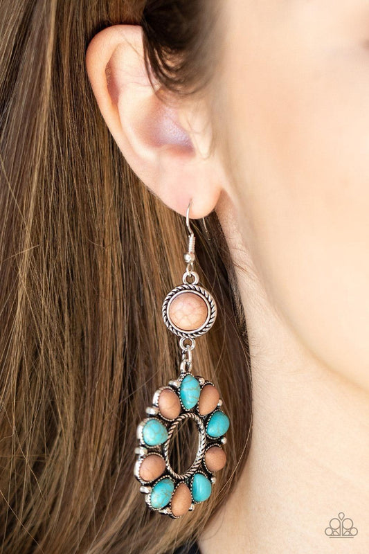 Paparazzi Accessories - Back At The Ranch - Multicolor Earrings - Bling by JessieK
