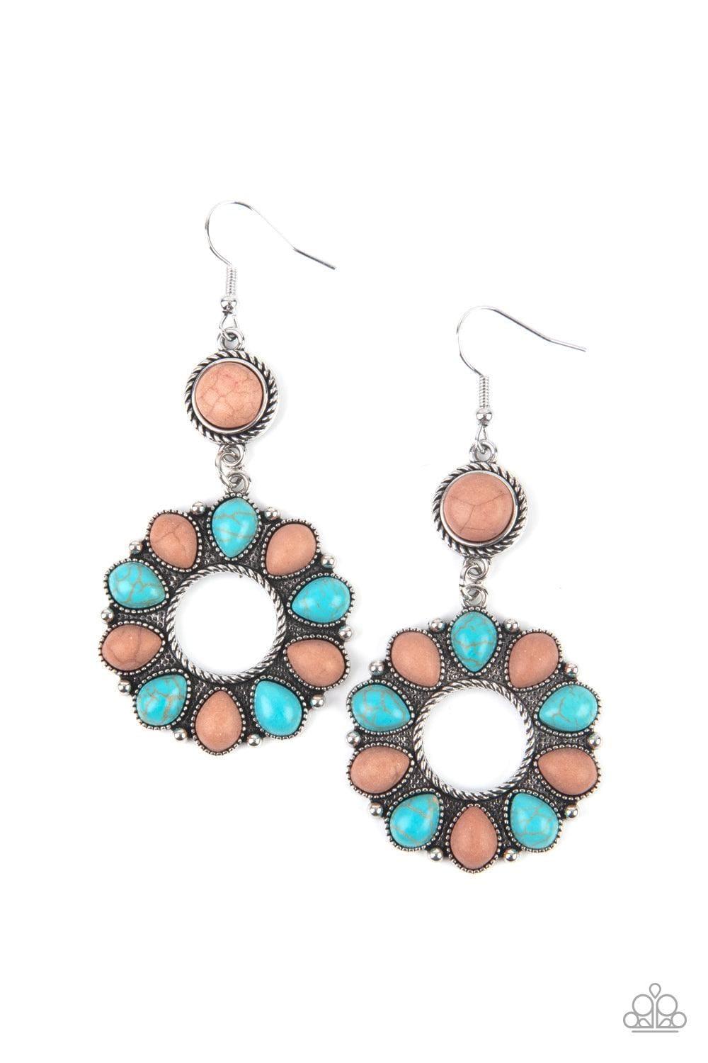 Paparazzi Accessories - Back At The Ranch - Multicolor Earrings - Bling by JessieK