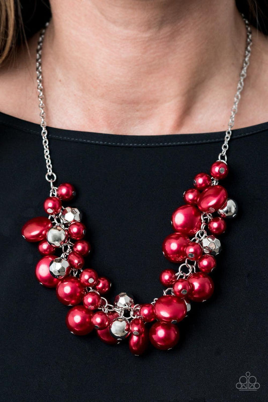 Paparazzi Accessories - Battle Of The Bombshells - Red Necklace - Bling by JessieK
