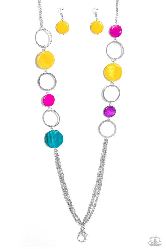 Paparazzi Accessories - Beach Hub - Multicolor Lanyard Necklace - Bling by JessieK