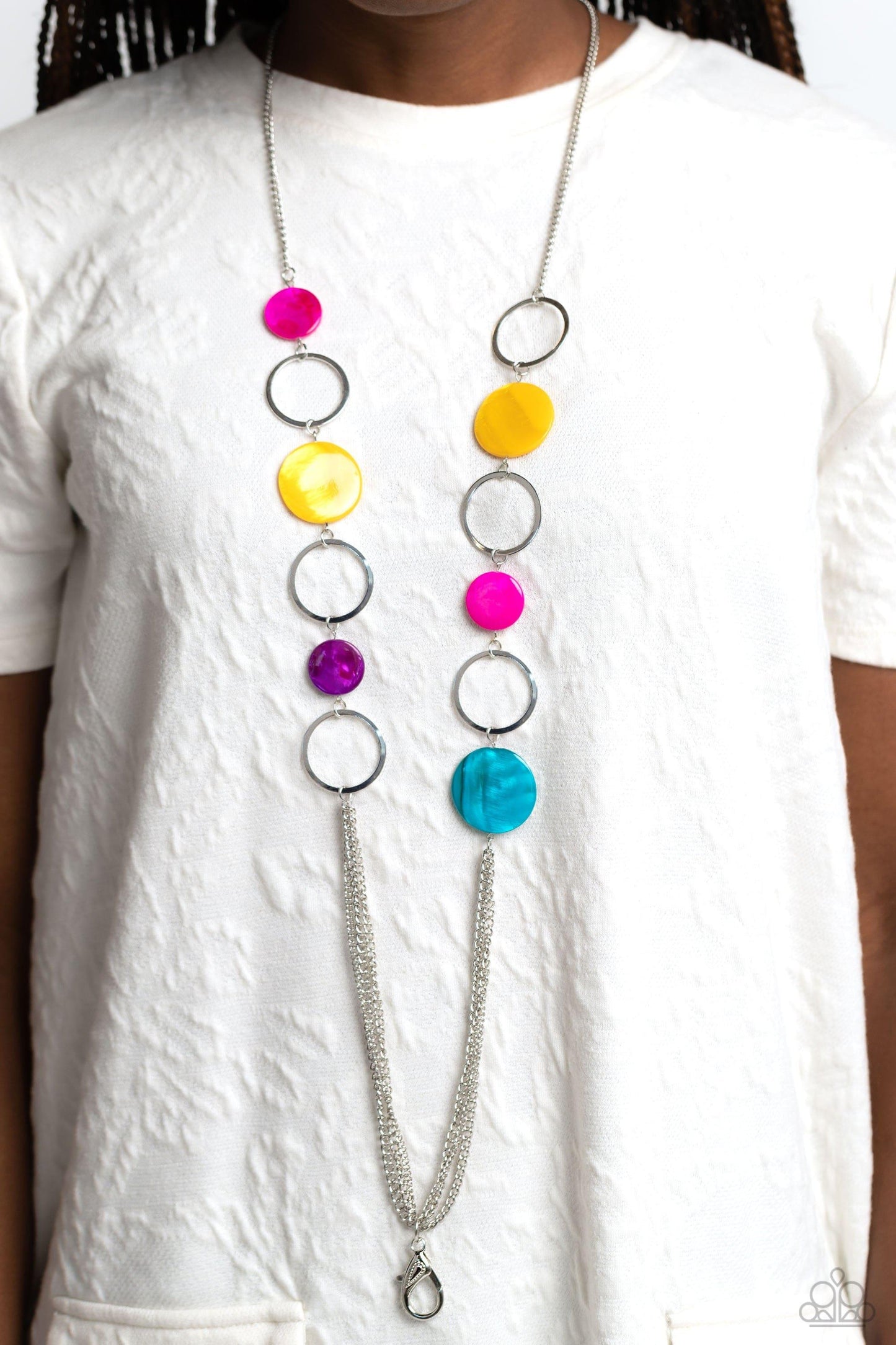 Paparazzi Accessories - Beach Hub - Multicolor Lanyard Necklace - Bling by JessieK
