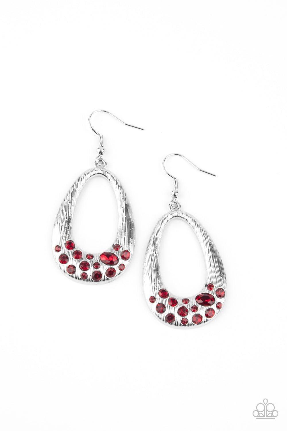 Paparazzi Accessories - Better Luxe Next Time - Red Earrings - Bling by JessieK