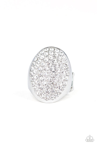 Paparazzi Accessories - Bling Scene - White Ring - Bling by JessieK