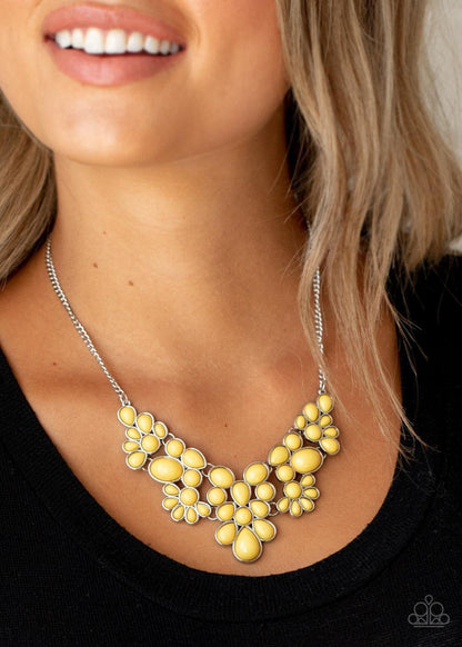 Paparazzi Accessories - Bohemian Banquet - Yellow Necklace - Bling by JessieK