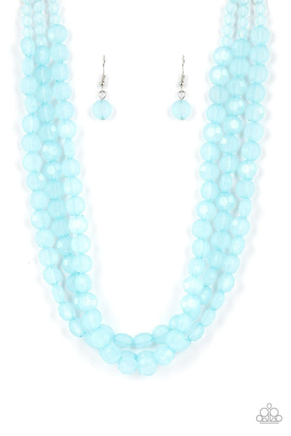Paparazzi Accessories - Boundless Bliss - Blue Necklace - Bling by JessieK