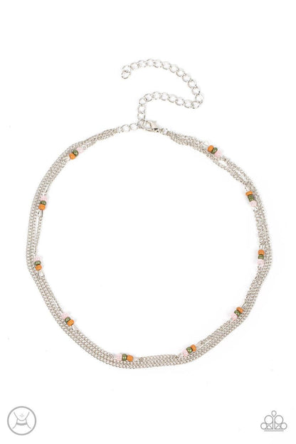 Paparazzi Accessories - Bountifully Beaded - Multicolor Choker Necklace - Bling by JessieK