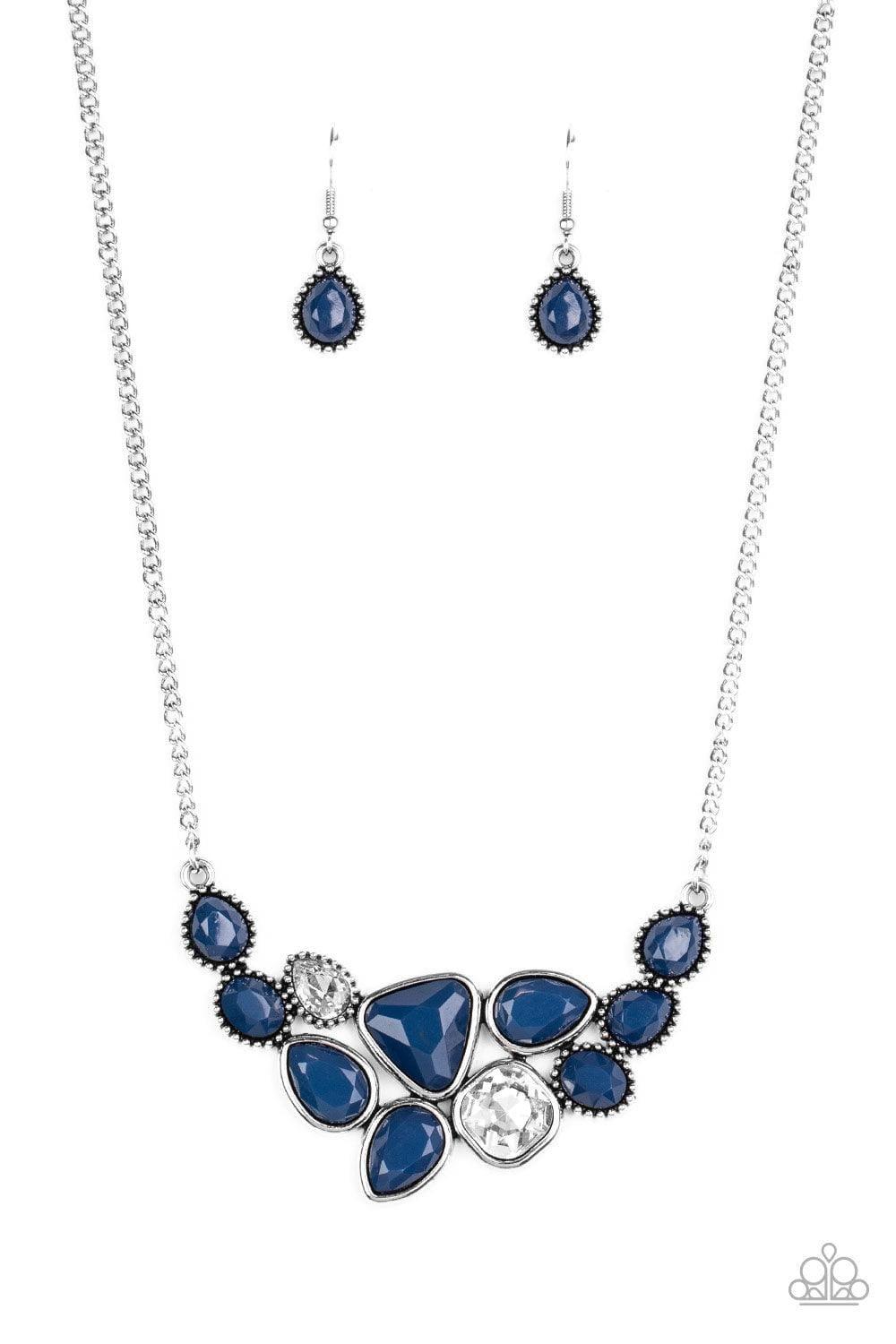 Paparazzi Accessories - Breathtaking Brilliance - Blue Necklace - Bling by JessieK