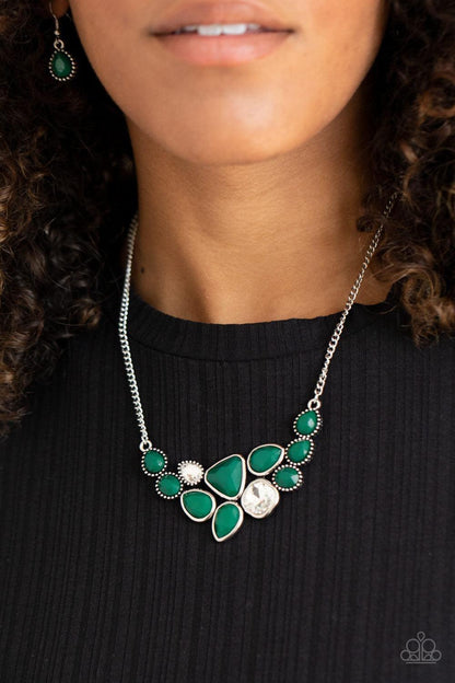 Paparazzi Accessories - Breathtaking Brilliance - Green Necklace - Bling by JessieK