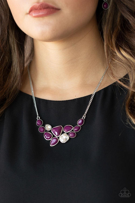 Paparazzi Accessories - Breathtaking Brilliance - Purple Necklace - Bling by JessieK