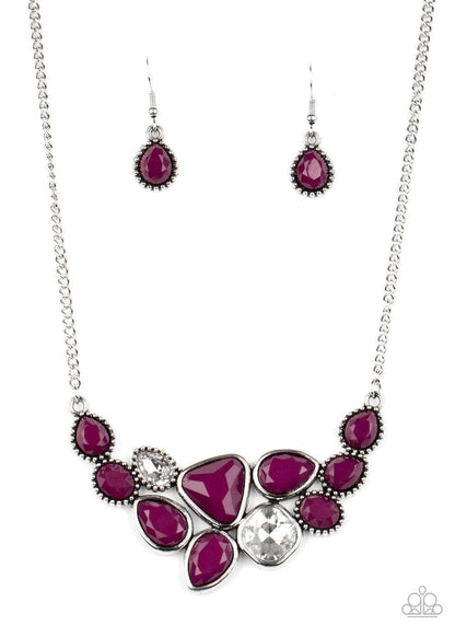 Paparazzi Accessories - Breathtaking Brilliance - Purple Necklace - Bling by JessieK