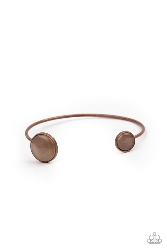Paparazzi Accessories - Brilliantly Basic - Copper Bracelet - Bling by JessieK