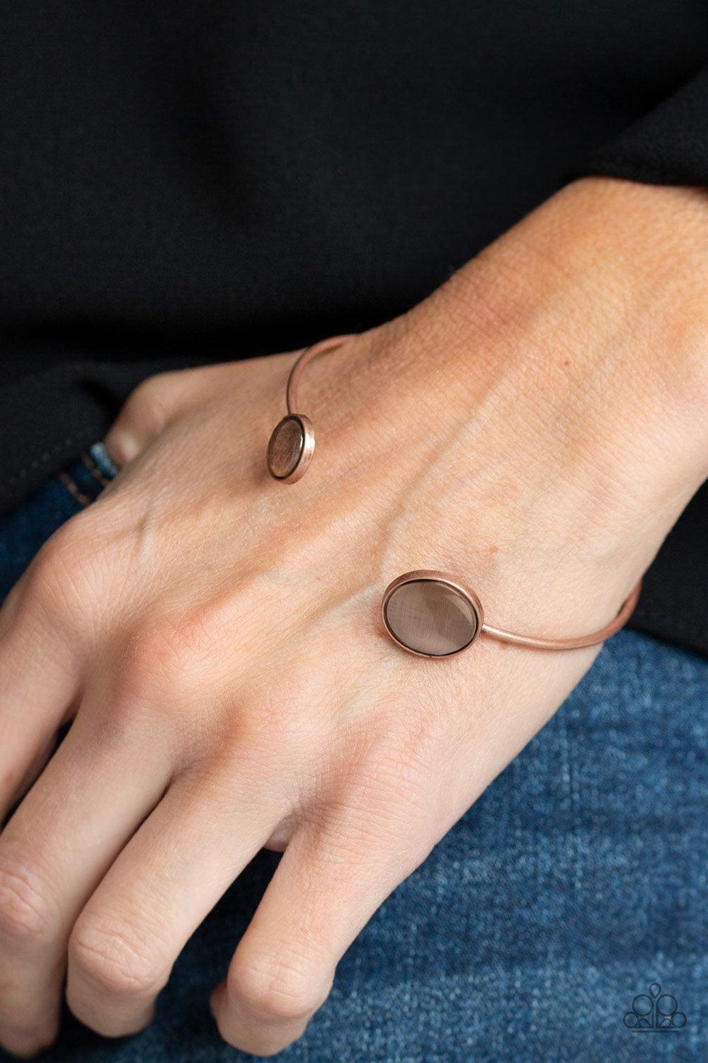 Paparazzi Accessories - Brilliantly Basic - Copper Bracelet - Bling by JessieK