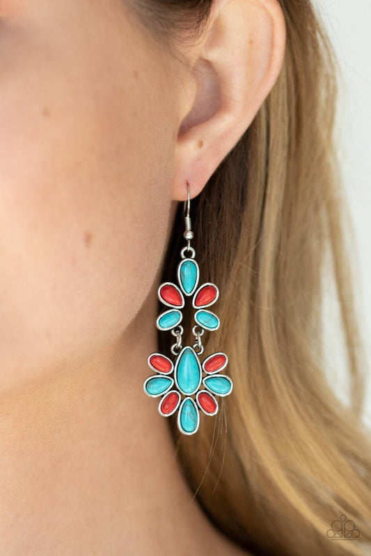 Paparazzi Accessories - Cactus Cruise - Multicolor Earrings - Bling by JessieK