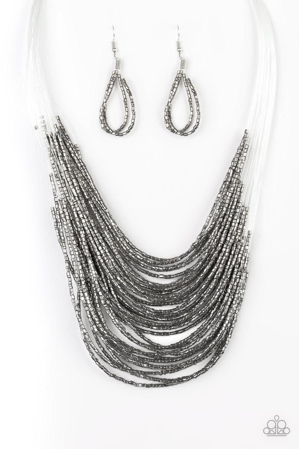 Paparazzi Jewelry Catwalk Queen Black Necklace Bling By Jessiek Bling by JessieK