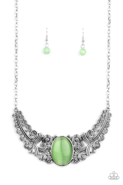 Paparazzi Accessories - Celestial Eden - Green Necklace - Bling by JessieK