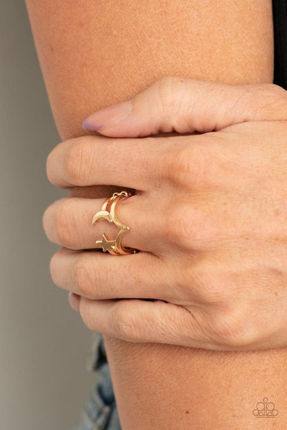 Paparazzi Accessories - Charmingly Celestial - Gold Ring - Bling by JessieK