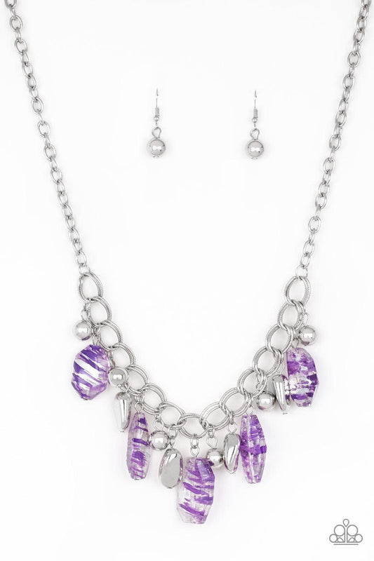 Paparazzi Accessories - Chroma Drama - Purple Necklace - Bling by JessieK