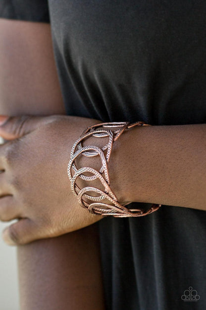 Paparazzi Accessories - Circa De Contender - Copper Bracelet - Bling by JessieK