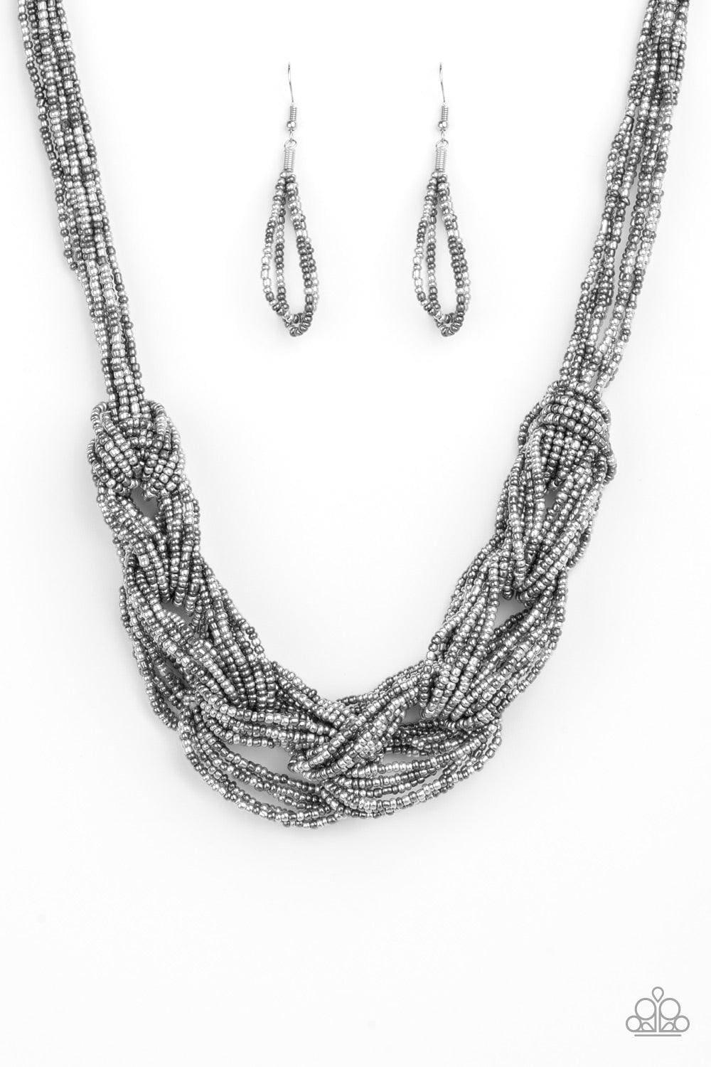 Paparazzi Accessories - City Catwalk - Silver Necklace - Bling by JessieK