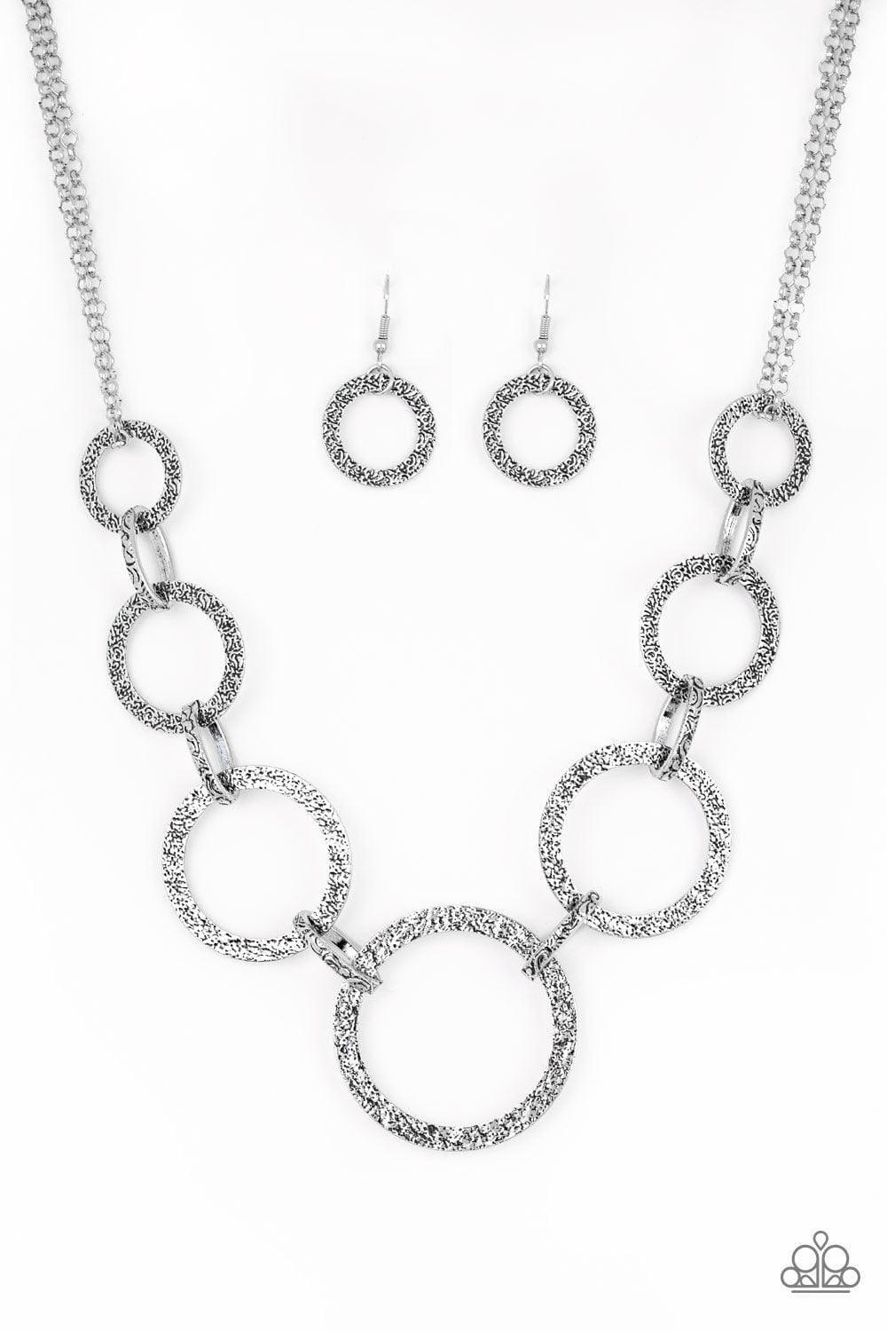 Paparazzi Accessories - City Circus - Silver Necklace - Bling by JessieK