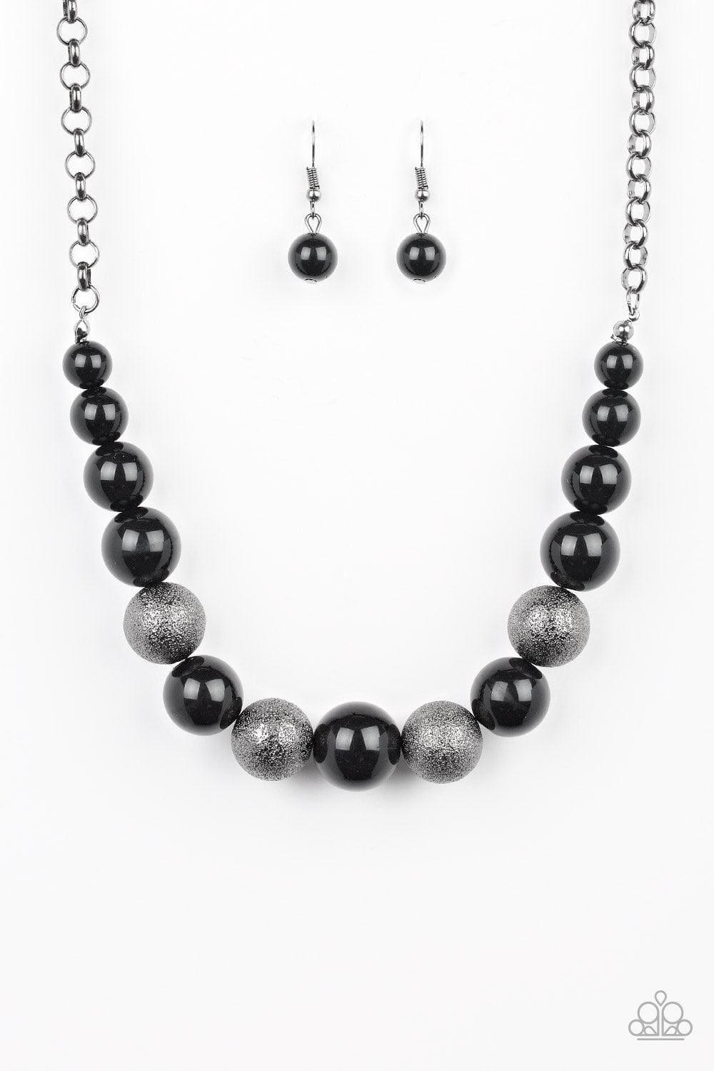 Paparazzi Accessories - Color Me Ceo - Black Necklace - Bling by JessieK