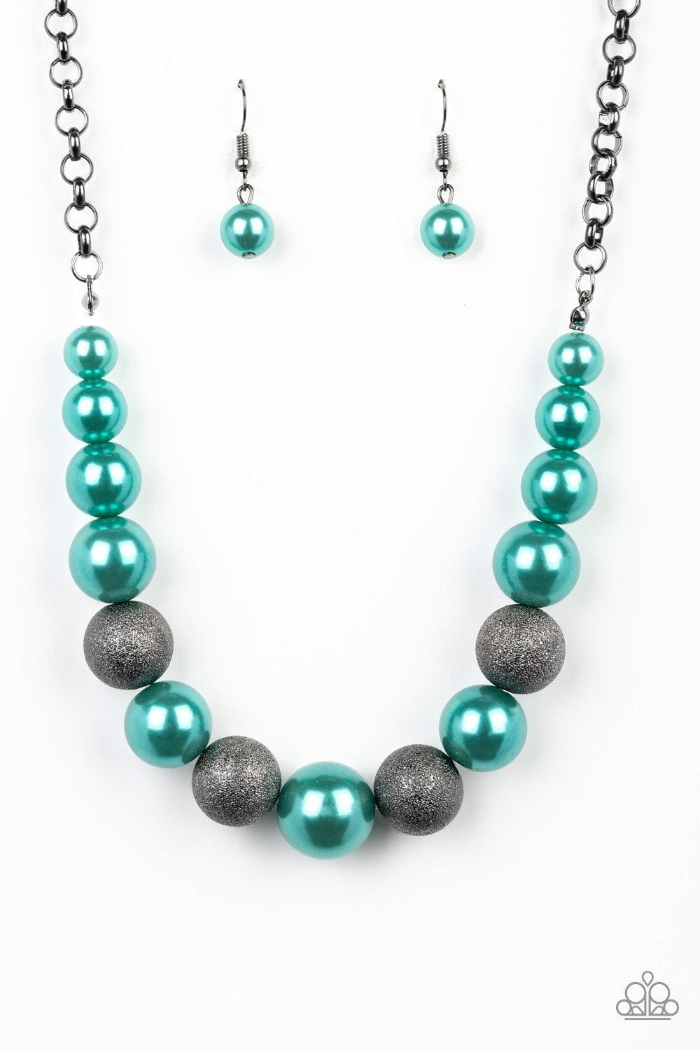 Paparazzi Accessories - Color Me Ceo - Green Necklace - Bling by JessieK