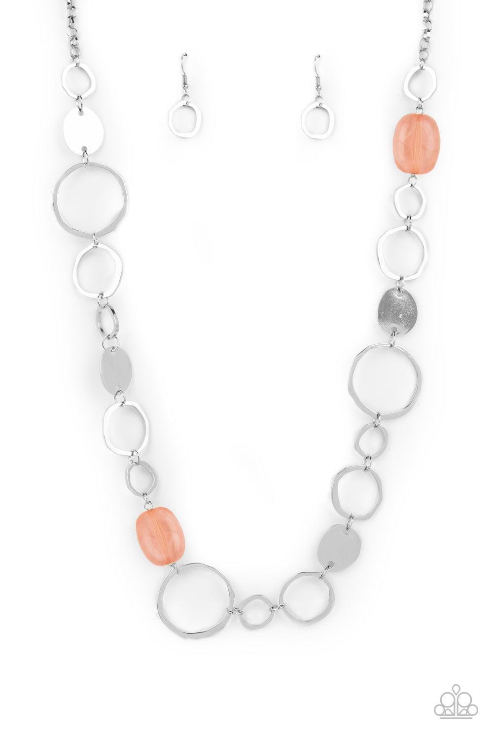 Paparazzi Accessories - Colorful Combo - Orange (Coral) Necklace - Bling by JessieK