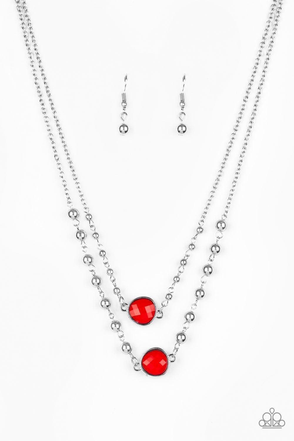 Paparazzi Accessories - Colorfully Charming - Red Necklace - Bling by JessieK