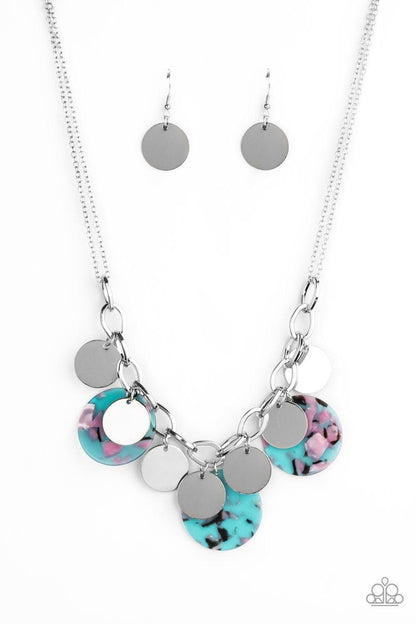 Paparazzi Accessories - Confetti Confection - Blue Necklace - Bling by JessieK