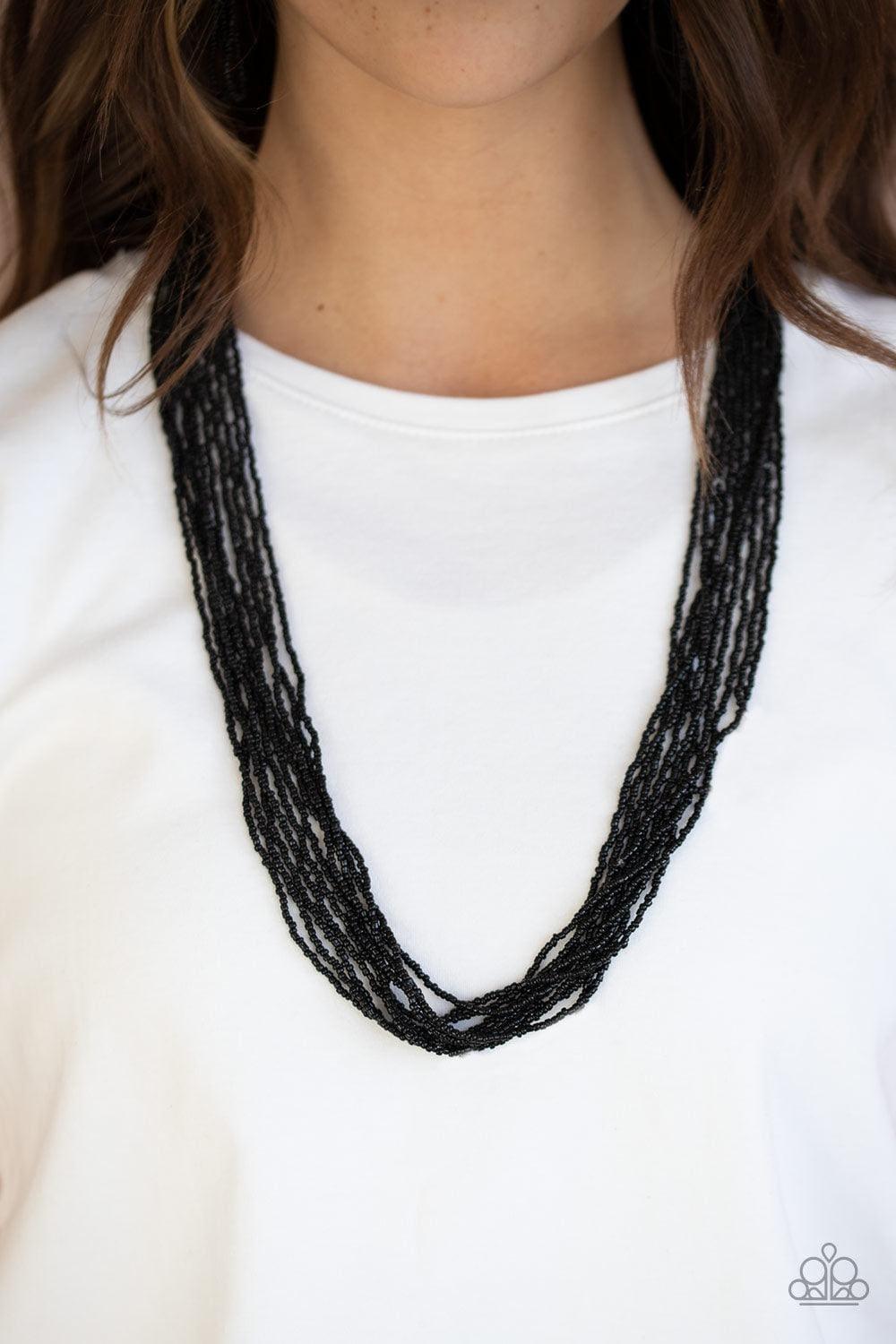 Paparazzi Accessories - Congo Colada - Black Necklace - Bling by JessieK