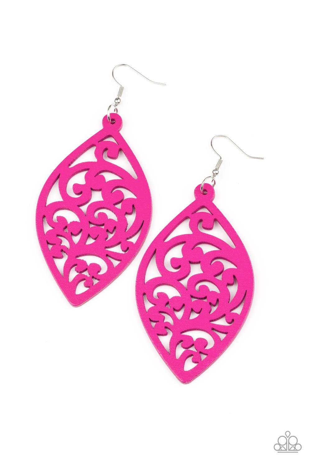 Paparazzi Accessories - Coral Garden - Pink Earrings - Bling by JessieK