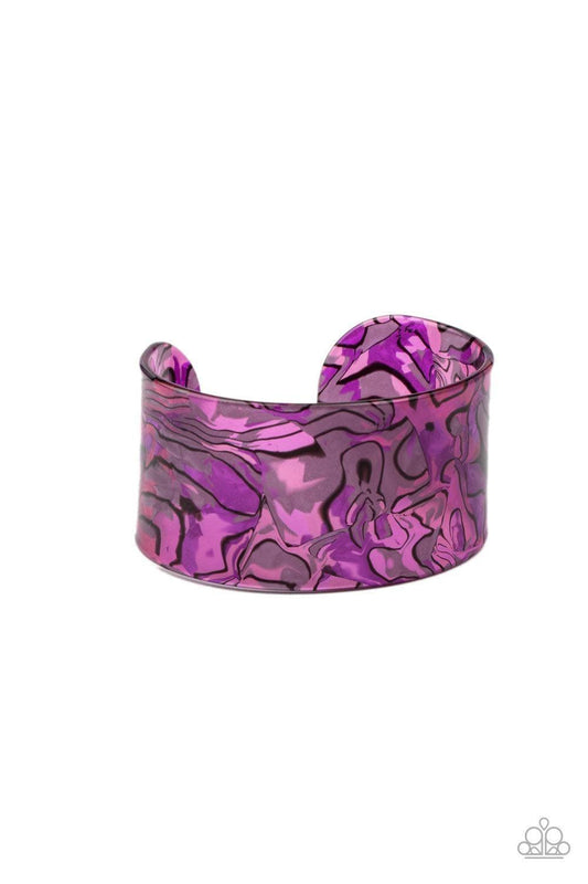 Paparazzi Accessories - Cosmic Couture - Purple Bracelet - Bling by JessieK