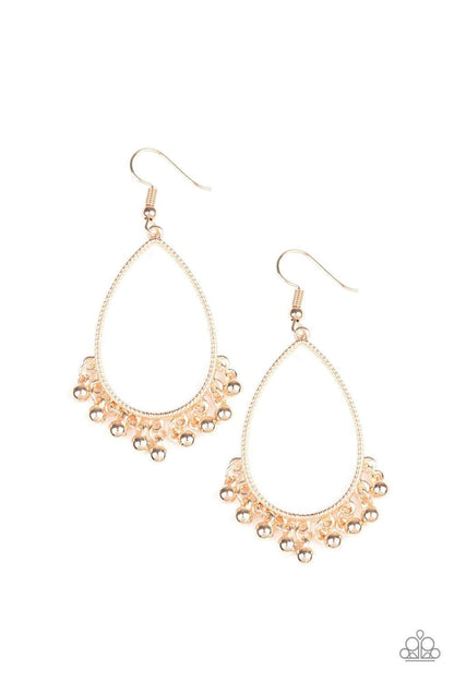 Paparazzi Accessories - Country Charm - Rose Gold Earrings - Bling by JessieK