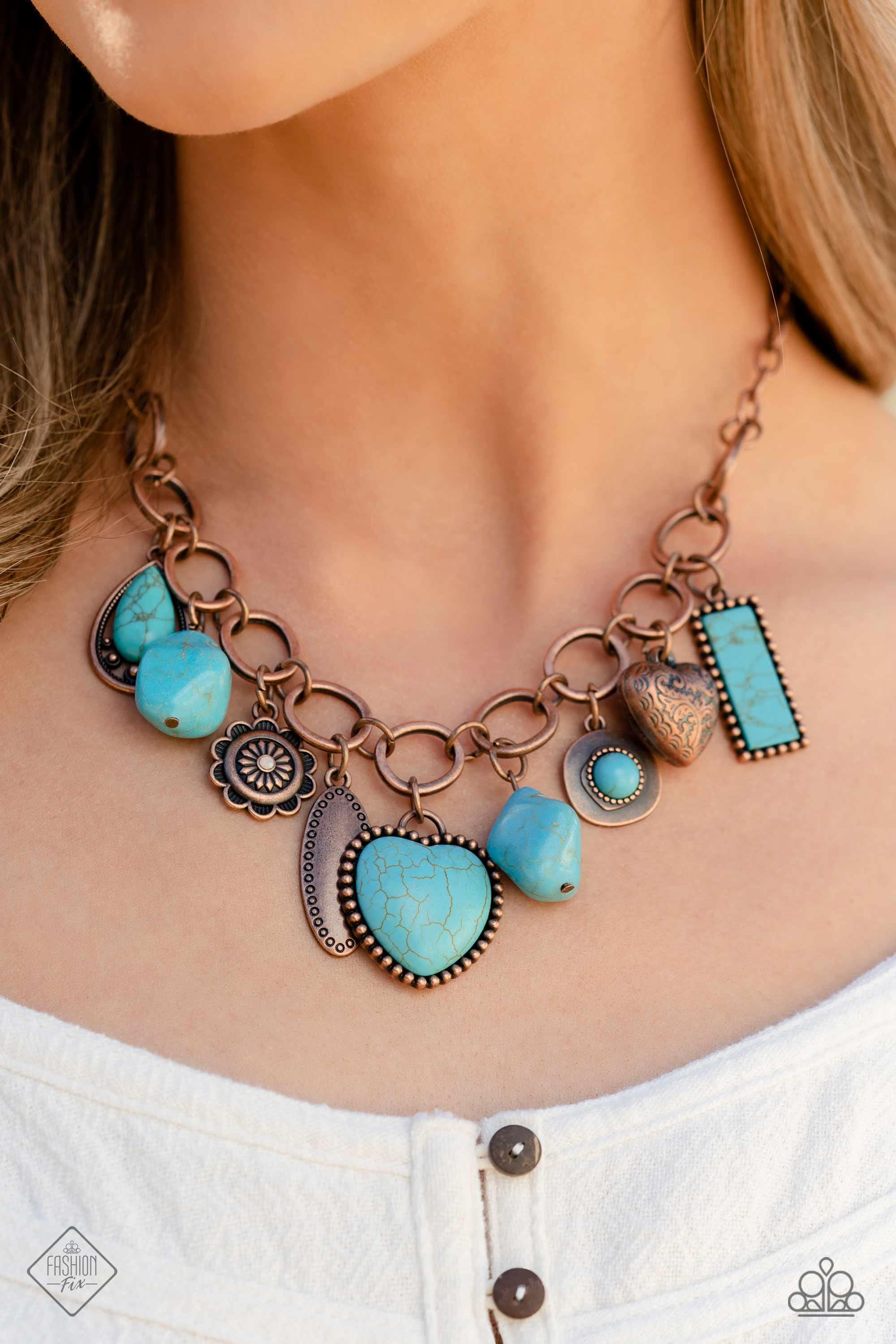 Copper clearance necklace paparazzi