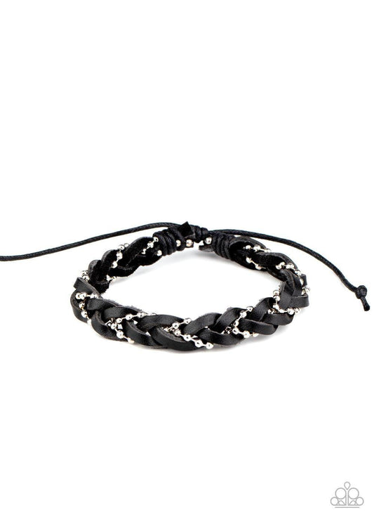 Paparazzi Accessories - Cowboy Couture - Black Urban Bracelet - Bling by JessieK