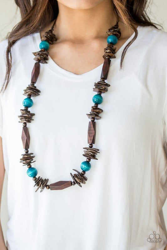 Paparazzi Accessories - Cozumel Coast Wooden Necklace - Bling by JessieK