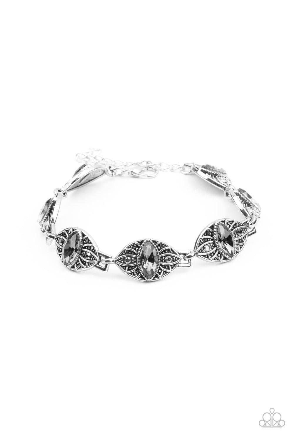 Paparazzi Accessories - Crown Privilege - Silver Bracelet - Bling by JessieK