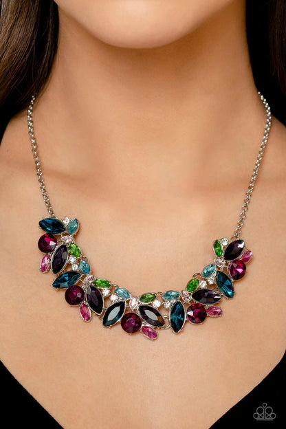 Paparazzi Accessories - Crowning Collection - Multicolor Necklace - Bling by JessieK