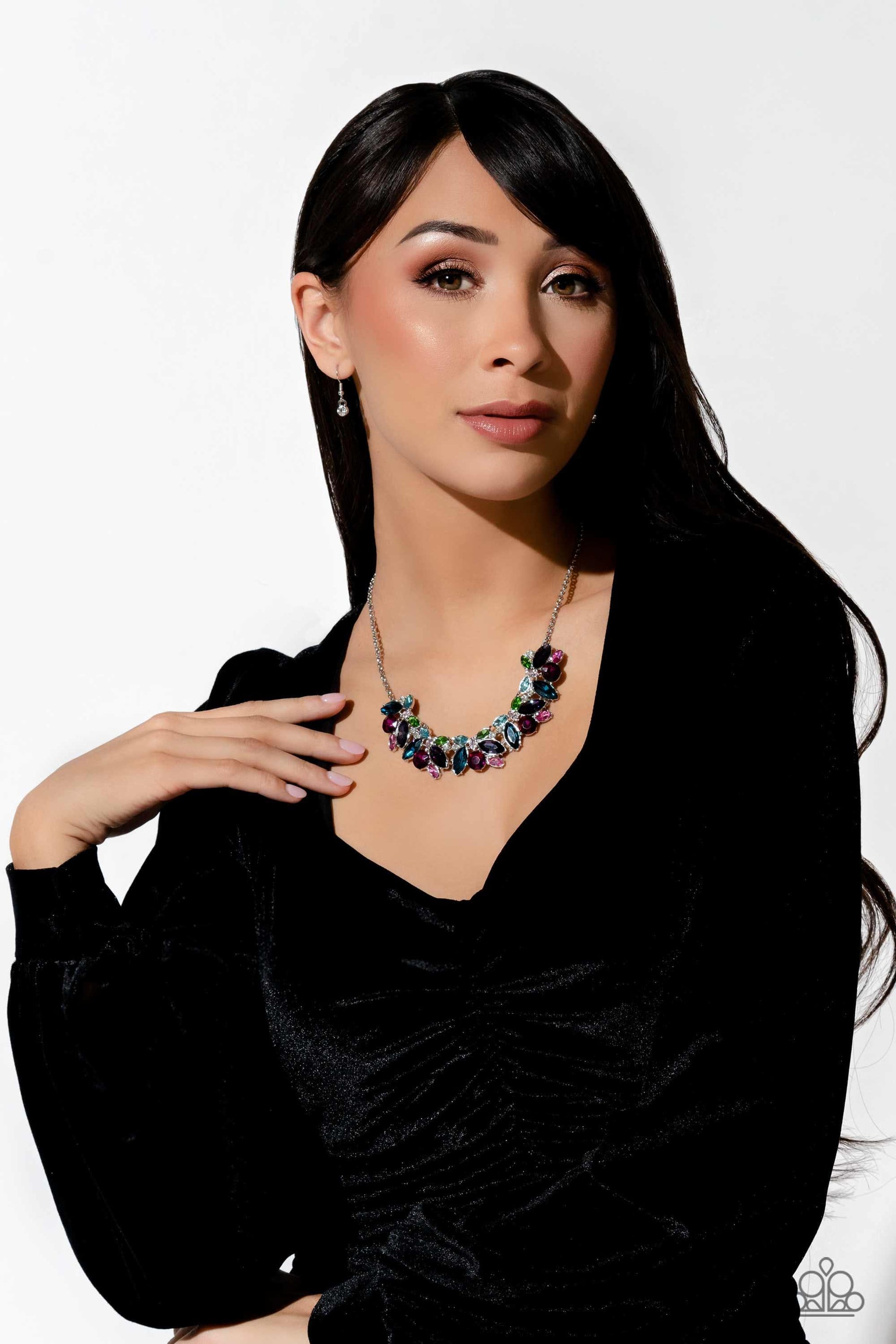 Paparazzi Accessories - Crowning Collection - Multicolor Necklace - Bling by JessieK