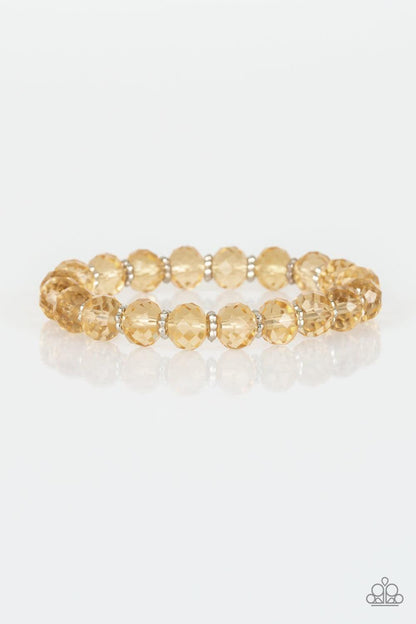 Paparazzi Accessories - Crystal Candelabras - Gold Bracelet - Bling by JessieK
