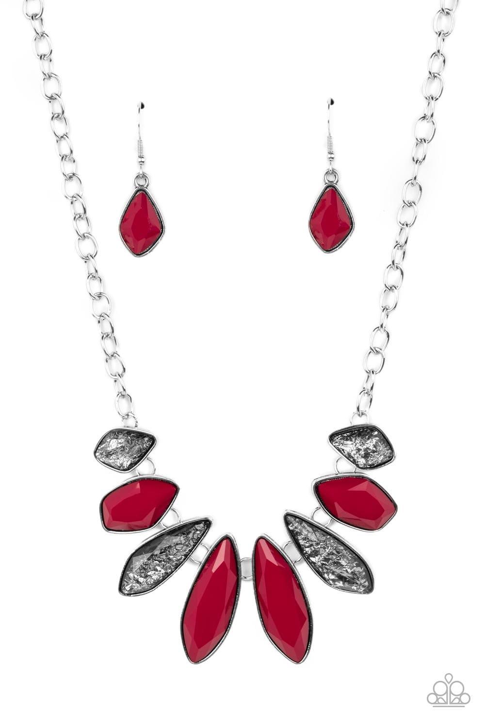 Paparazzi Accessories - Crystallized Couture - Red Necklace - Bling by JessieK
