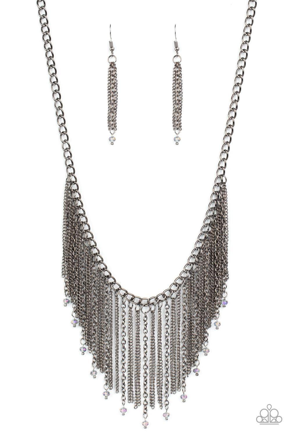 Paparazzi Accessories - Cue The Fireworks - Multicolor Necklace - Bling by JessieK