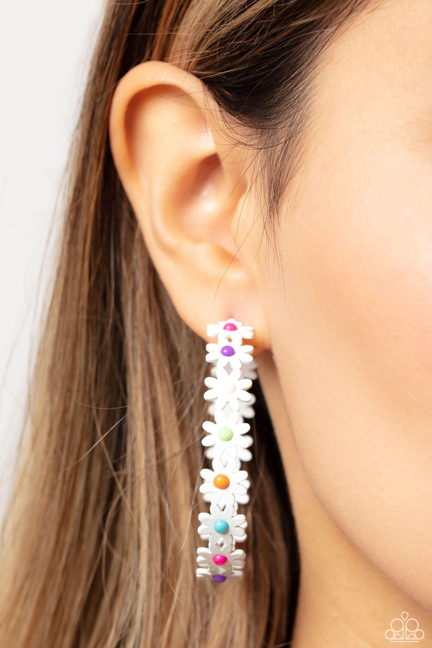 Paparazzi Accessories - Daisy Disposition - Multicolor Earrings - Bling by JessieK