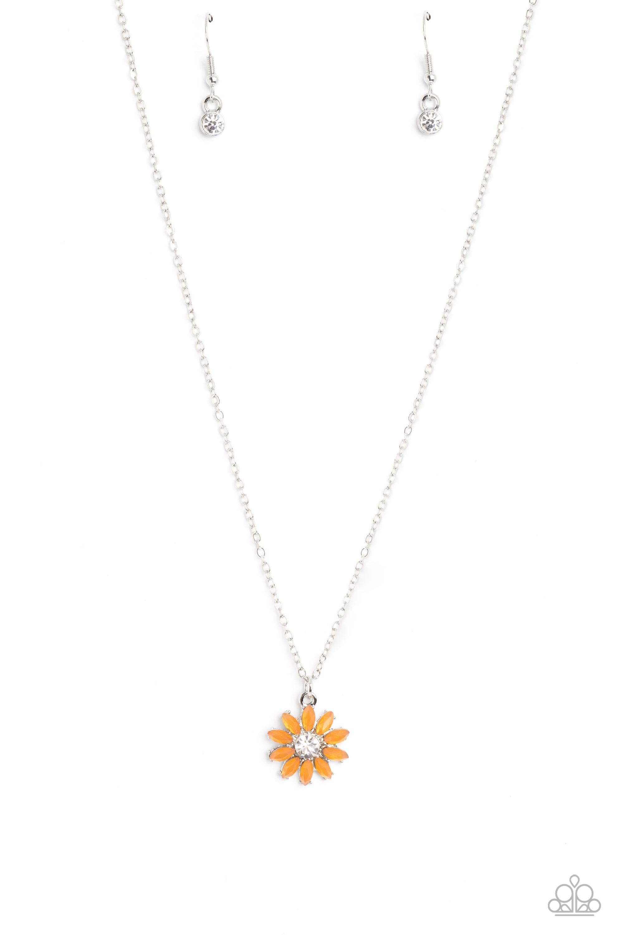 Paparazzi Jewelry Daisy Diva - Orange Necklace – Bling by JessieK